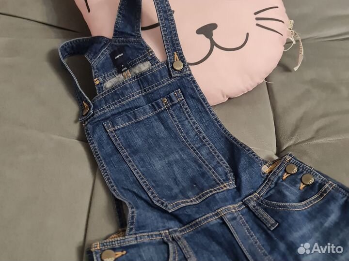 Джинсовый комбинезон для девочки 146 152