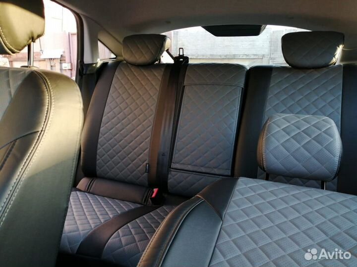 Чехлы Автопилот для Arkana Черн+Сер+Ромб