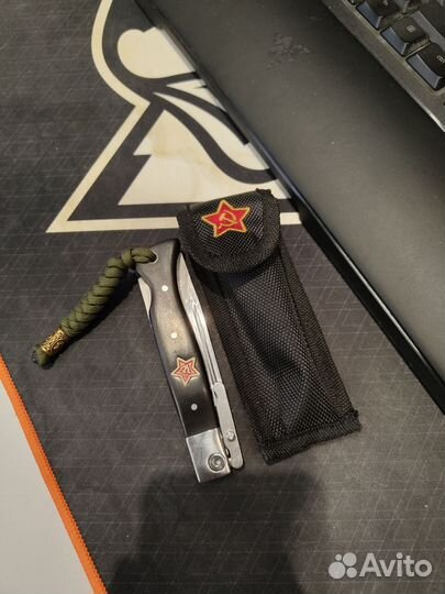 Нож финка нквд складной + чехол