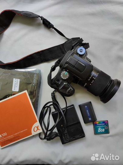 Зеркальный фотоаппарат Sony Alpha 100 kit