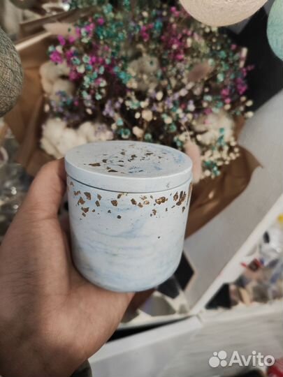 Ароматическая свеча ручной работы