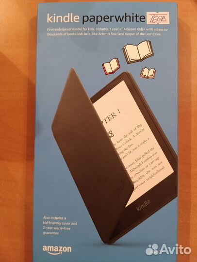 Amazon Kindle Paperwhite Kids 11 16Gb с чехлом