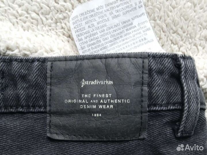 Джинсы stradivarius mom slim