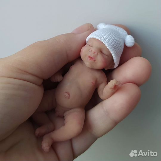 Силиконовая кукла мини реборн
