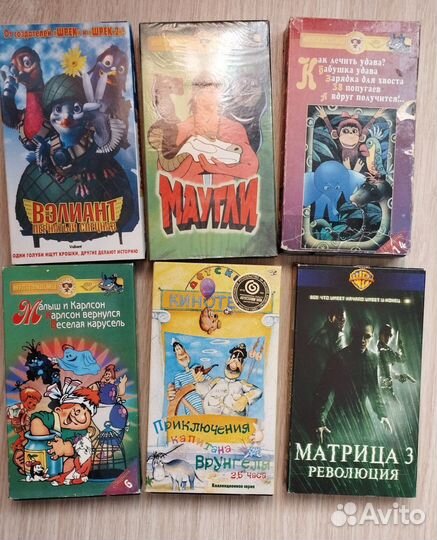 Видео кассеты, фильмы