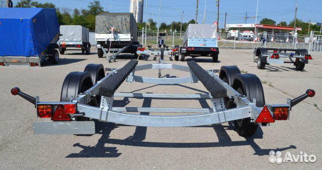 Прицеп лодочный двухосный габарит 5,9м мзса81773G