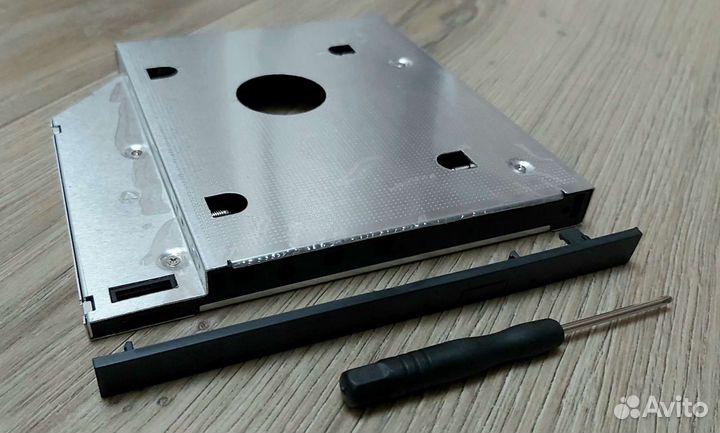 Салазки OptiBay в ноутбук для HDD/SSD 9.5 и 12.7мм