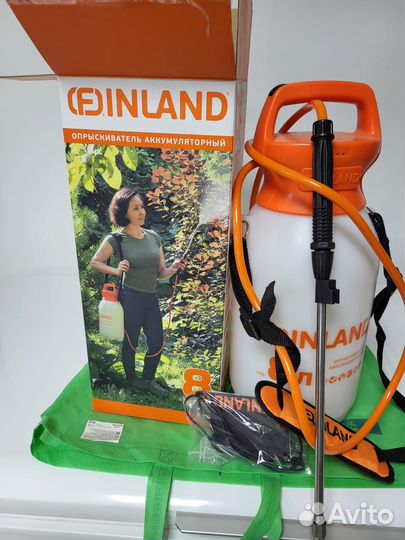 Опрыскиватель аккумуляторный finland 8л 1938