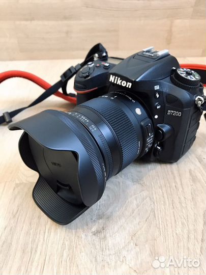 Фотоаппарат Nikon D7200 и Объектив Sigma AF 17-70m
