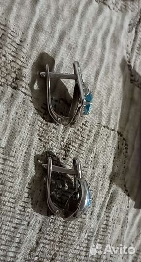 Серьги серебро 925