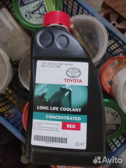 Антифриз красный Тойота long life coolant