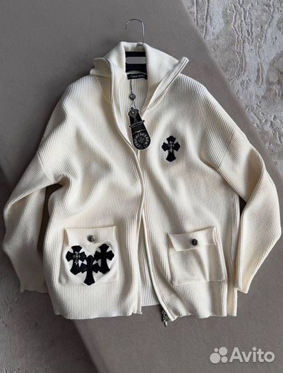 Классный кардиган Chrome Hearts