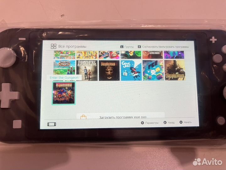 Nintendo Switch Lite + чип + 128гб (разные цвета)