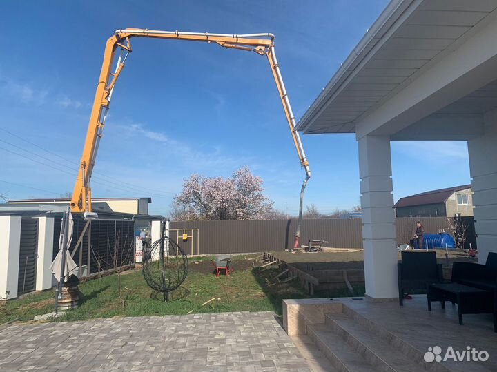 Услуги бетононасоса