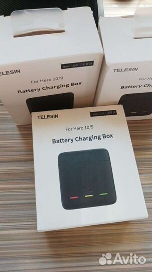 Зарядное устр. для GoPro Hero 11/10/9 +2акб