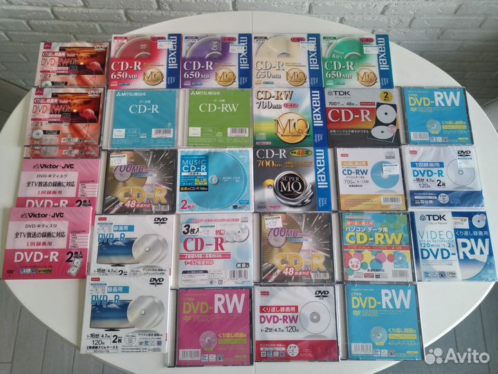 Диски CD-R / DVD-R / RW - 36шт