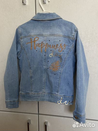 Джинсовая куртка для девочки