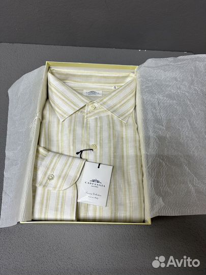 Рубашка Castangia оригинал новый лён