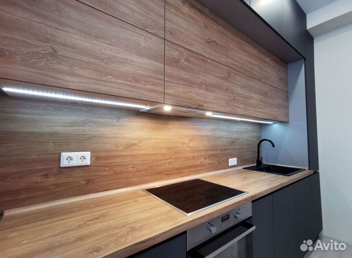 Современная кухня на заказ мдф фасады