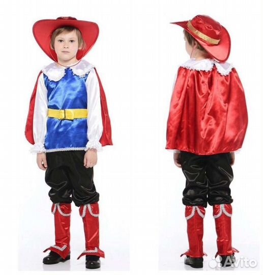 Костюм новогодний Кот в сапогах р. 116