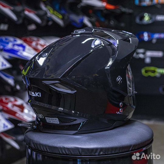 Шлем мотард ataki JK802 Solid
