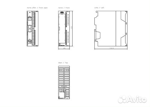 Модуль ввода вывода Siemens simatic S7-300