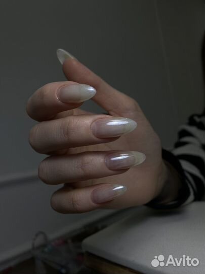 Наращивание ногтей, гель лак