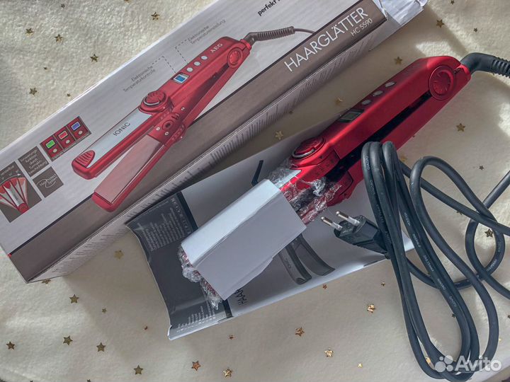 Выпрямитель/плойка/ утюжок для волос новый