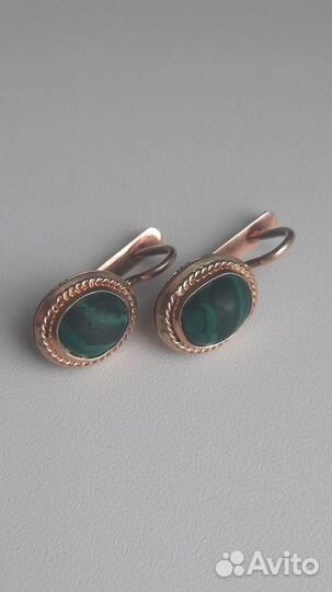 Золотые серьги СССР