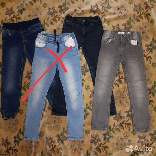 Джинсы мальчик 128