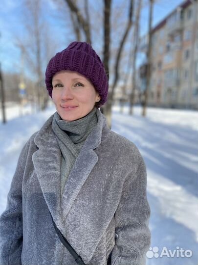 Комплект шапка и шарф женский