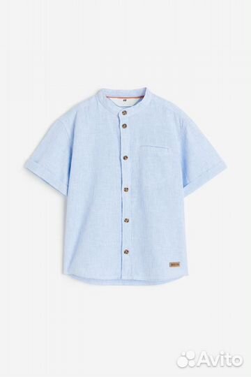 Рубашка H&M лён