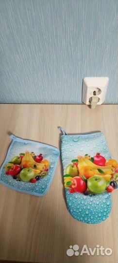 Прихватка 20x28 см, 2 шт. сочные фрукты