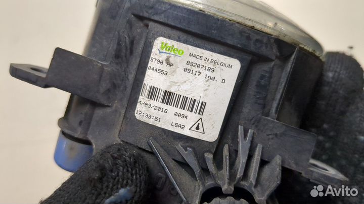 Фара противотуманная Citroen C4, 2012