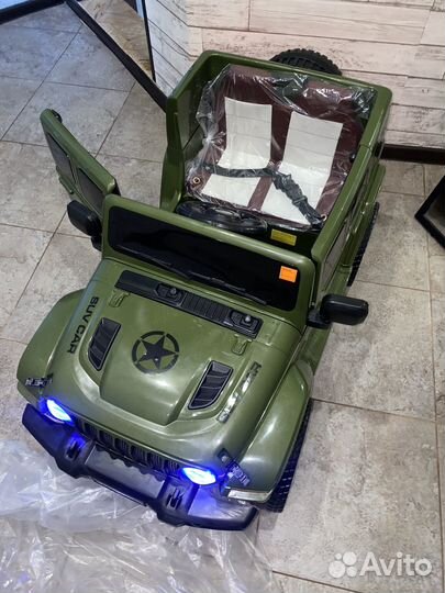 Детский электромобиль jeep новый