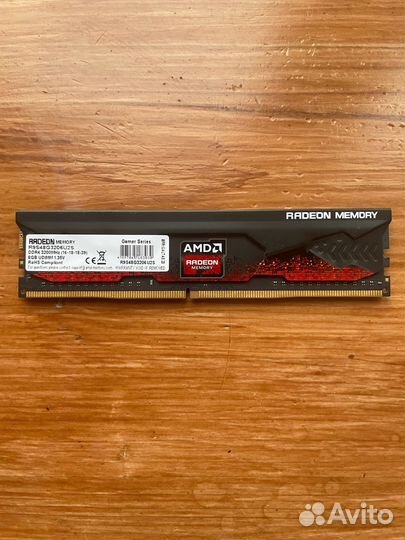 Оперативная память AMD Radeon R9 Gamer Series 8гб