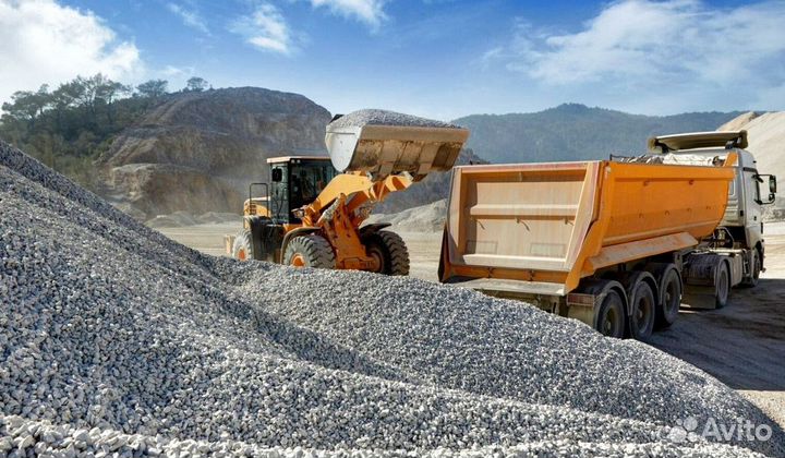 Щебень с карьера