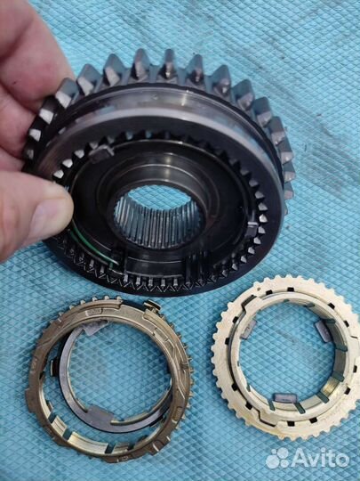 Муфта 1/2 передачи 5ст МКПП шкода фольксваген
