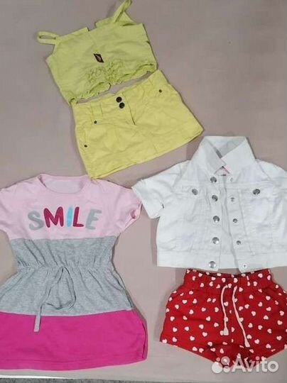 Вещи пакетом на девочку