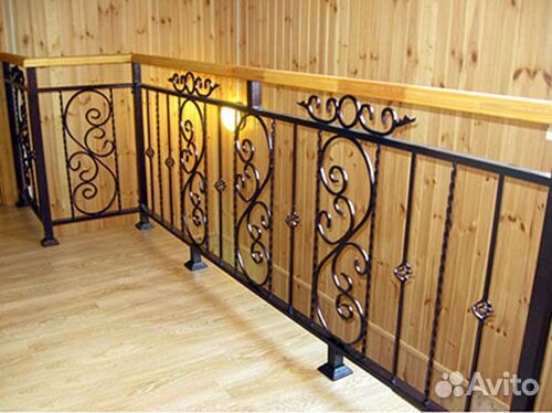 Кованые перила для лестниц, балконов, крылечек