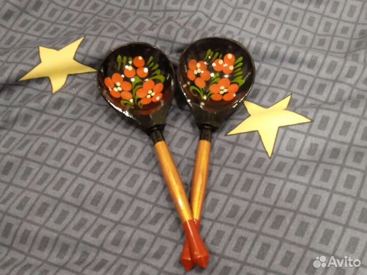 Деревянные ложки, хохлома