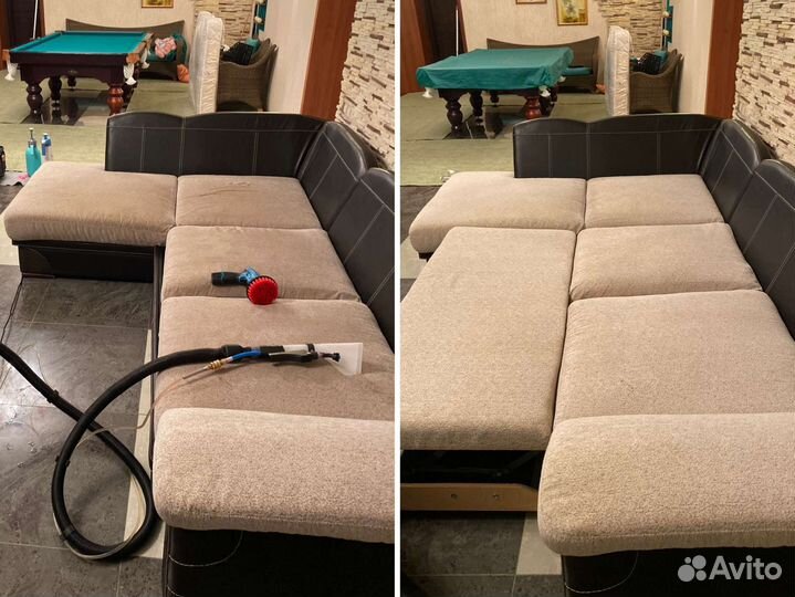 Химчистка мягкой мебели, диванов и ковров на дому