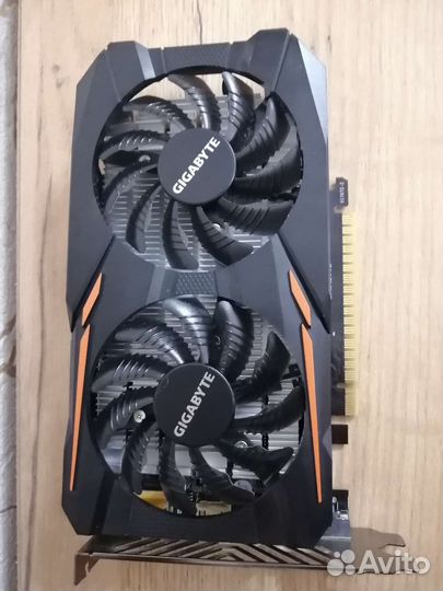 Видеокарта Gigabyte GeForce GTX 1050 Ti OC 4GB
