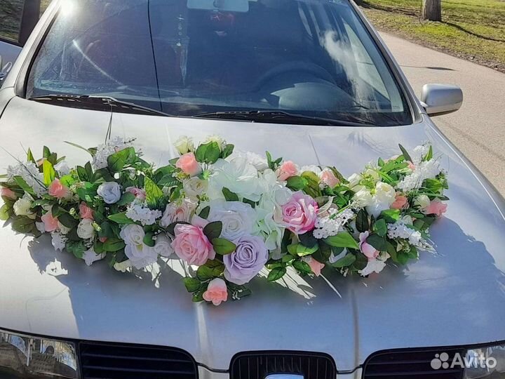 Свадебные украшения на машину аренда