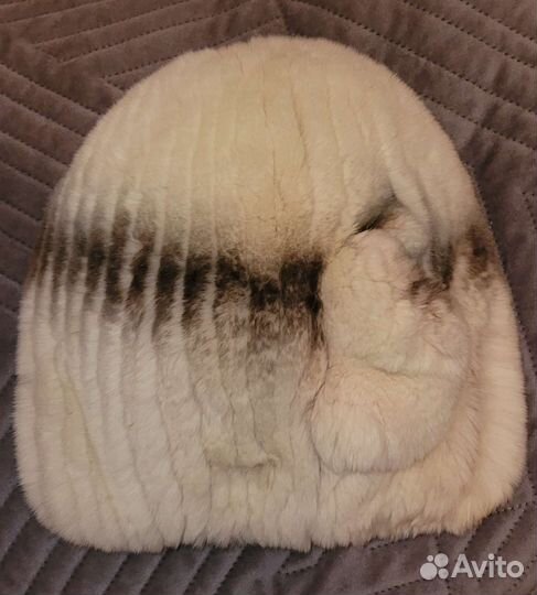 Шапка зимняя меховая женская кролик