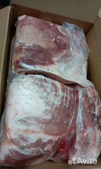 Мясо свинина мякоть окорок и лопатка без кости