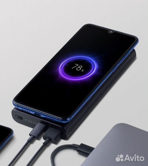 Powerbank С поддержкой беспроводной зарядки 10000