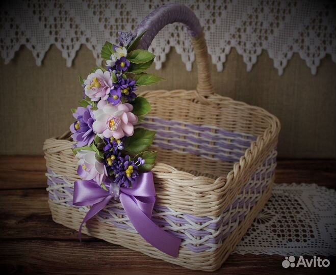 Корзина плетёная