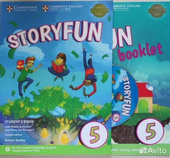 StoryFun 5+CD, Home Fun Booklet новый комплект