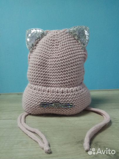 Шапка зимняя для девочки 50 52